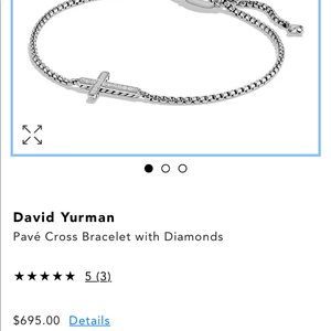 David Yurman cross bracelet